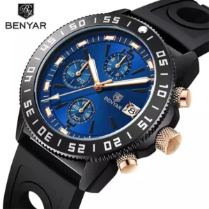 Hafta Bazar by Benyar-5198 Elegantie Prestige Series wristwatch with a refined minimalist dial, elegant markers, and a premium stainless steel strap.