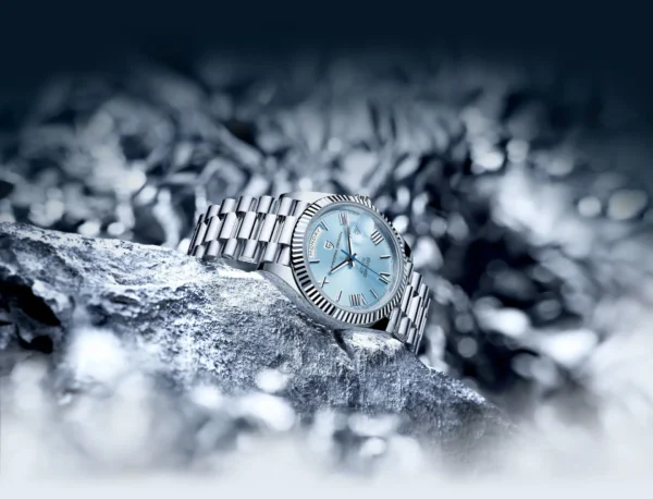 Hafta Bazar by Pagani-PD-1645 Date Just Elegant Auto Series wristwatch with a classic date display, refined dial design, and a polished stainless steel bracelet.