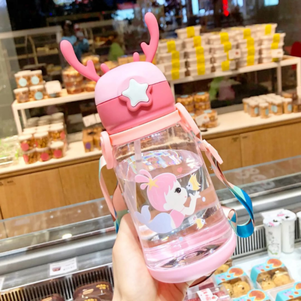 Hafta Bazaar by “Cute character water bottle beaker designed for safe and easy drinking for babies and kids.”