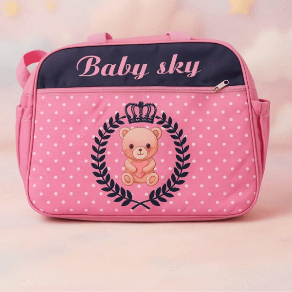 Hafta Bazaar by “Baby Sky Premium Diaper Bag Set with matching bags for organized baby care and travel.”