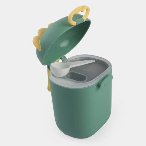 Hafta Bazaar by “Cute dinosaur-themed milk container for hygienic storage of baby formula and snacks.”