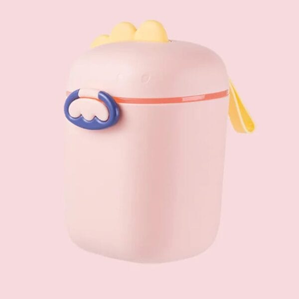 Hafta Bazaar by “Cute dinosaur-themed milk container for hygienic storage of baby formula and snacks.”