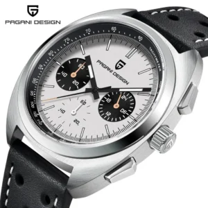 Hafta Bazaar by Pagani Design 1782 Classic Heritage Series watch with a refined stainless-steel case, elegant dial layout, and vintage-inspired aesthetics.