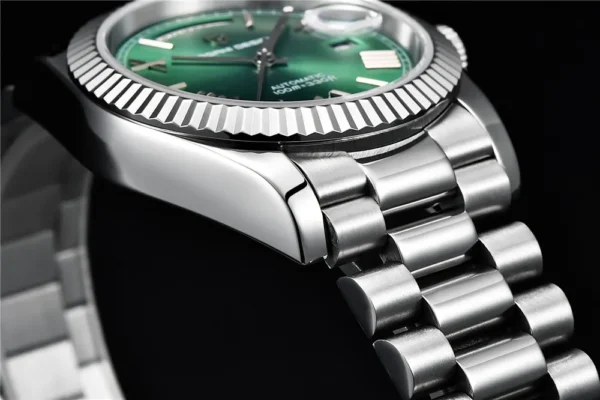 Hafta Bazar by Pagani Design ST16 Day-Date President Luxury Series wristwatch featuring a classic day-date display, fluted bezel, and a premium President-style bracelet.