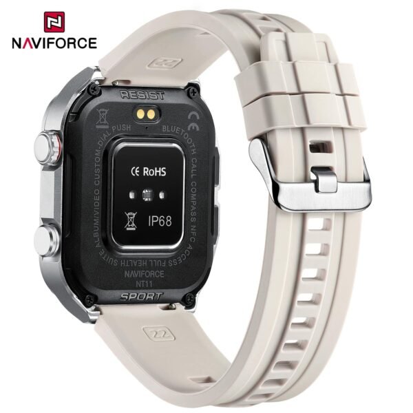 Hafta Bazaar by Naviforce NT11 Advanced FitPro Smartwatch featuring a sleek touchscreen display, fitness tracking sensors, and a modern sporty design.