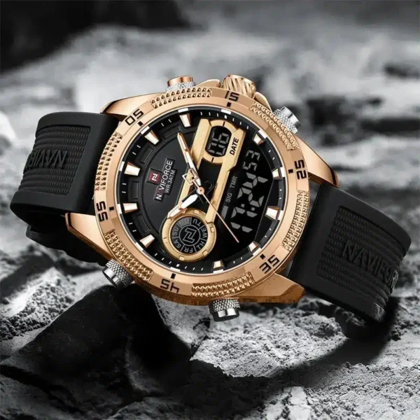 Hafta Bazaar by “Naviforce NF-9223 Dual Mastery men’s analog-digital multifunction watch.”