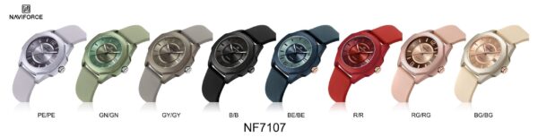 Hafta Bazaar by “Naviforce NF-7107 Grace Date Watch for women with elegant dial and date display.”