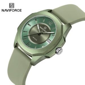 Hafta Bazaar by “Naviforce NF-7107 Grace Date Watch for women with elegant dial and date display.”