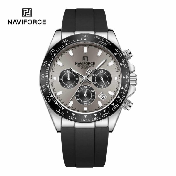 Hafta Bazaar by “Naviforce NF-8054 Flex Chrono Men’s Sport Watch – bold dial, chronograph design, durable build.”