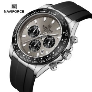 Hafta Bazaar by “Naviforce NF-8054 Flex Chrono Men’s Sport Watch – bold dial, chronograph design, durable build.”