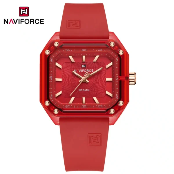 Hafta Bazaar by “Naviforce NF-7106 Square Essence women’s watch with elegant square dial.”