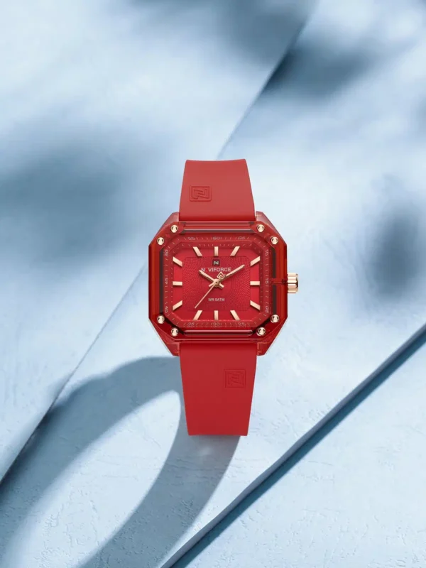 Hafta Bazaar by “Naviforce NF-7106 Square Essence women’s watch with elegant square dial.”