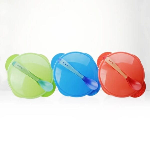 Hafta Bazaar by “Colorful baby feeding bowl set designed for safe and easy mealtime for infants and toddlers.”