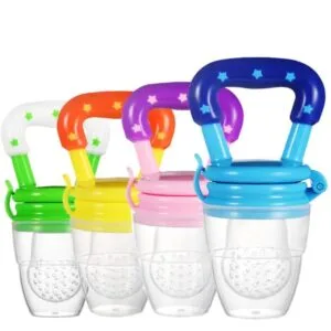 Hafta Bazaar by “Baby Fruit Pacifier made of soft silicone for safe feeding and teething.”