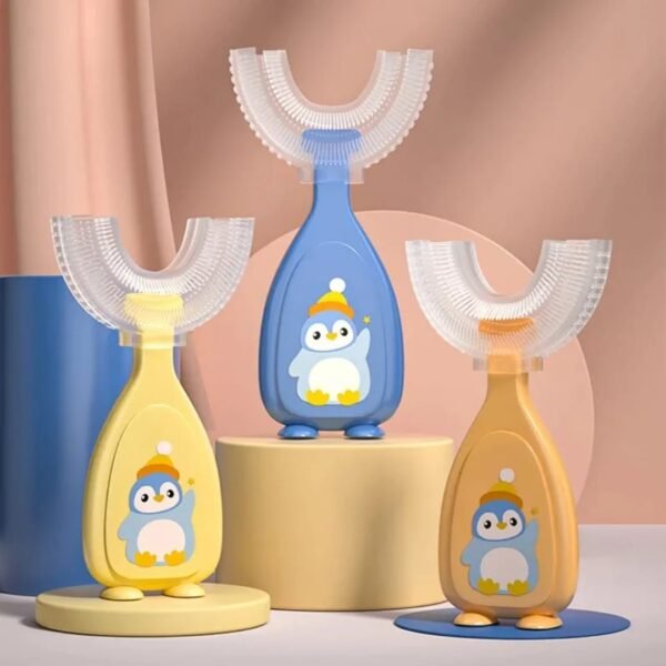 Hafta bazaar by “Character U-shape baby teether made from soft silicone for gentle gum soothing.”