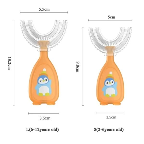 Hafta bazaar by “Character U-shape baby teether made from soft silicone for gentle gum soothing.”