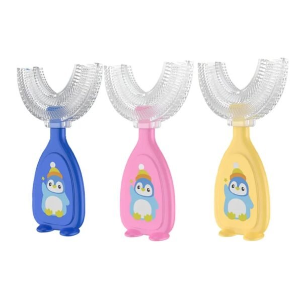 Hafta bazaar by “Character U-shape baby teether made from soft silicone for gentle gum soothing.”