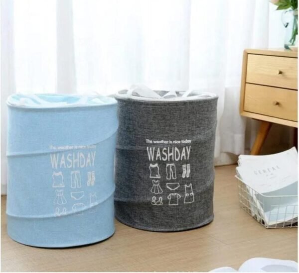 Hafta Bazaar by “Soft and spacious baby basket used for organizing diapers, clothes, toys, and newborn essentials.”