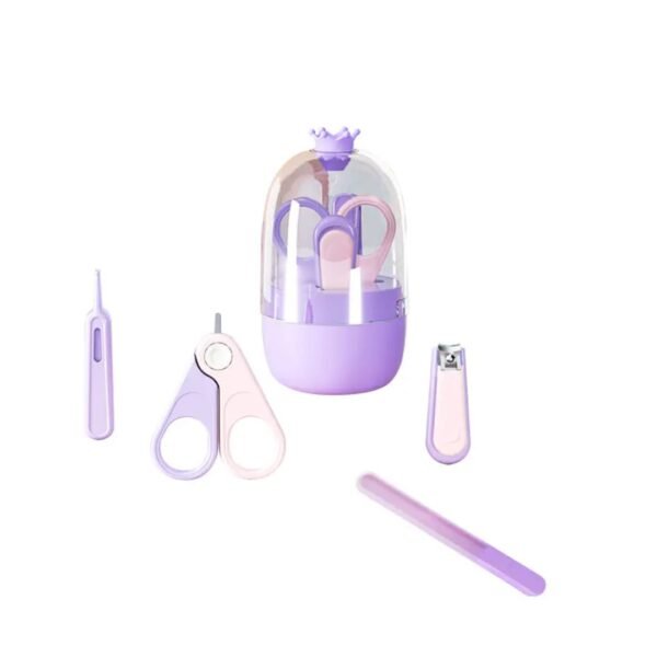 Hafta Bazaar by “Crown baby manicure set with nail cutter, scissors, and file for safe infant nail care.”