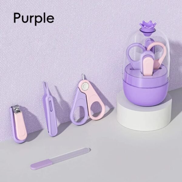Hafta Bazaar by “Crown baby manicure set with nail cutter, scissors, and file for safe infant nail care.”