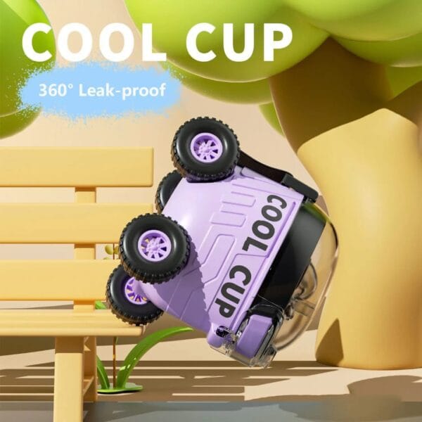 Hafta Bazaar by “Car-shaped cool cup water bottle beaker designed for easy and fun drinking for kids.”