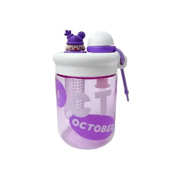 Hafta Bazaar by “Cute cartoon water bottle beaker with spill-resistant lid for babies and kids.”