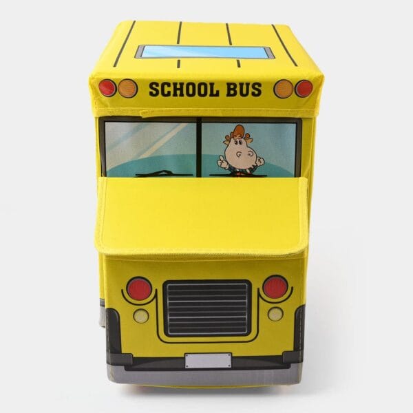 Hafta Bazaar by “Bus-shaped kids storage box for organizing toys and playroom items.”