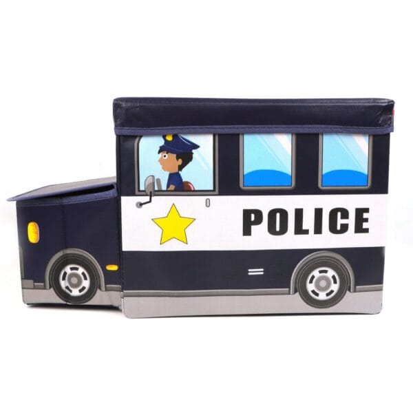 Hafta Bazaar by “Bus-shaped kids storage box for organizing toys and playroom items.”