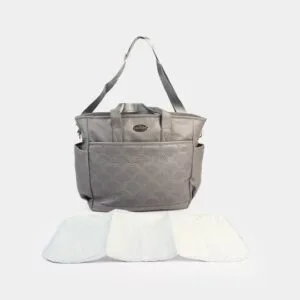Hafta Bazaar by “Essential baby care mother bag with multiple compartments for organizing baby essentials.”
