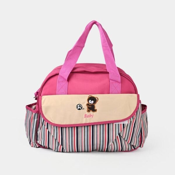 Hafta Bazaar by “Essential baby care mother bag with multiple compartments for organizing baby essentials.”