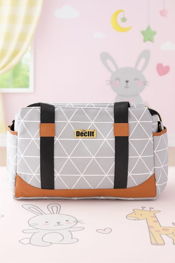 Hafta Bazaar by “Declit premium baby diaper shoulder bag with multiple pockets and compartments for organized travel.”
