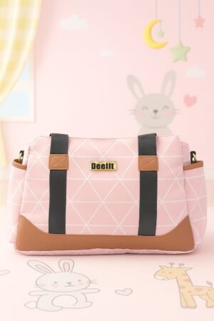 Hafta Bazaar by “Declit premium baby diaper shoulder bag with multiple pockets and compartments for organized travel.”