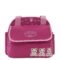 Hafta Bazaar by “Welcome Baby pink mother bag with cute triple teddy embroidery and spacious compartments.”