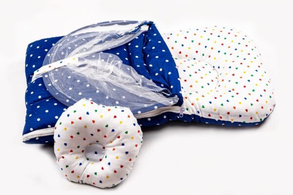Hafta Bazaar by “Soft baby carry nest with breathable mosquito net providing safe, comfortable, and insect-free sleep for newborns.”