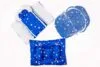 Royal Blue Star Print