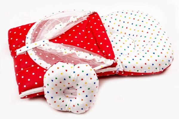 Hafta Bazaar by “Soft baby carry nest with breathable mosquito net providing safe, comfortable, and insect-free sleep for newborns.”