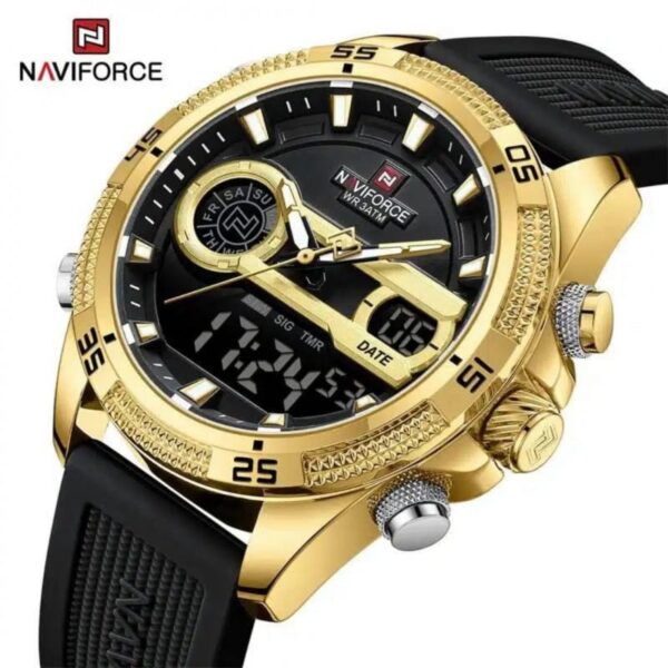 Hafta Bazaar by “Naviforce NF-9223 Dual Mastery men’s analog-digital multifunction watch.”