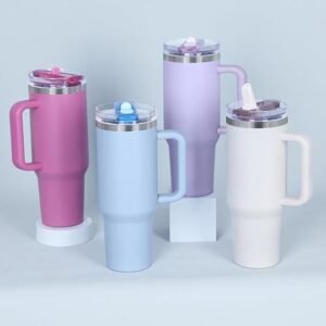 hafta bazaar by 40oz stainless steel insulated tumbler for hot and cold beverages, travel-friendly and reusable.