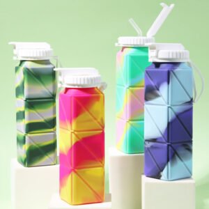 hafta bazaar by Silicone foldable water bottle designed for travel and everyday use.