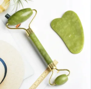 Jade Roller With Gausha Stone