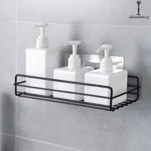 Metal Rectangle Shape Bathroom Rack