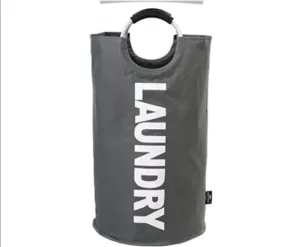 Foldable Laundry Basket with Aluminium Handle
