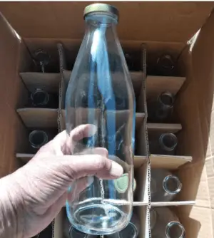 Glass Milk bottle 1 ltr