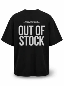 OUT OF STOCK OVERSIZED TEE