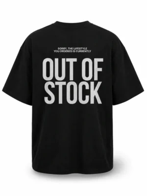 OUT OF STOCK OVERSIZED TEE