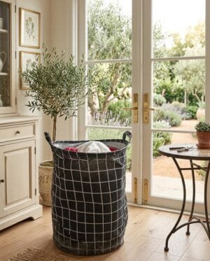 Oxford Laundry Basket Imported