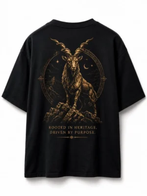 PAKISTAN HERITAGE MARKHOR OVERSIZED T-SHIRT