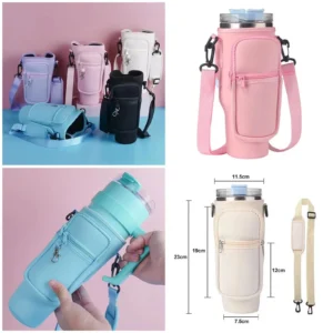 Tumbler Pouch with Zip Pockets