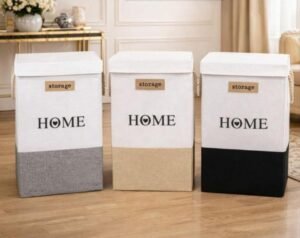 Foldable Home Storage and Laundry Basket